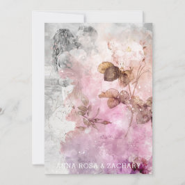 *~* Ephemera AR26 RSVP写真QRヴィンテージウェディング 招待状