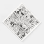 Ephemera Napkinsまたはデカップアート (コーナー)