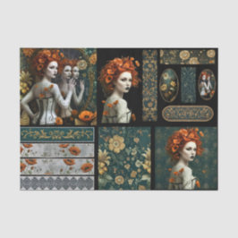 Ephemera Poetic Gothic Motifs  薄葉紙