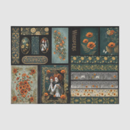 Ephemera Poetic Gothic Motifs  薄葉紙