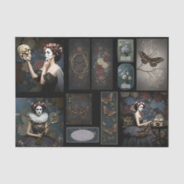 Ephemera Poetic Gothic Motifs  薄葉紙