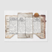 Ephemera + Seal AF4 Decopageを動揺してドキュメント化 薄葉紙 (正面)