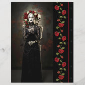 Ephemera Sheet Gothic Rose Queen (裏面)