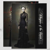 Ephemera Sheet Gothic Rose Queen (正面/裏面)