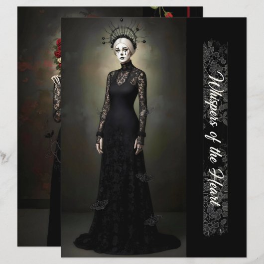 Ephemera Sheet Gothic Rose Queen (正面/裏面)