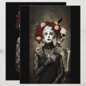 Ephemera Sheet Gothic Rose Queen (正面/裏面)