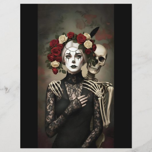 Ephemera Sheet Gothic Rose Queen (正面)