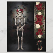 Ephemera Sheet Gothic Rose Queen (裏面)