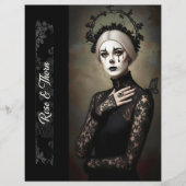 Ephemera Sheet Gothic Rose Queen (正面)
