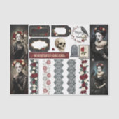 Ephemera Sheet Gothic Rose Queen 薄葉紙 (正面)