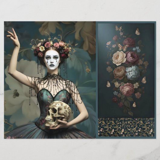 Ephemera Sheet Vitnage Gothic Style (正面)