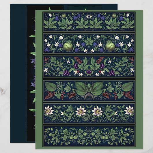 Ephemera Sheet - Woodland Moth (正面/裏面)