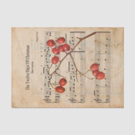 Ephemera The 12の日のクリスマス・デコパージュ 薄葉紙