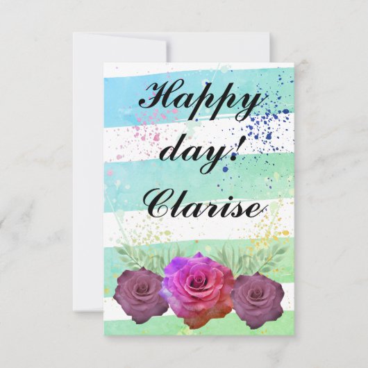 Ephemera vibrant color pink art (正面)