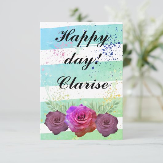 Ephemera vibrant color pink art (スタンド正面)