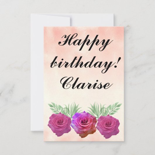 Ephemera vibrant color pink art (正面)