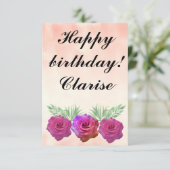 Ephemera vibrant color pink art (スタンド正面)