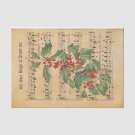 Ephemera We Three Kings of Orient are Decompage 薄葉紙