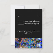 EPHEMERALクラスマーディグラスマスカレードボールRsvp 出欠カード (裏面)