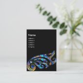 EPHEMERALサファイア美しい,サロン,スパ，メイクアップアーティスト 名刺 (スタンド正面)