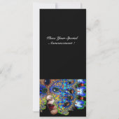 EPHEMERALマルディグラスマスカレードボール,ブルーマスク 案内状 (裏面)