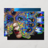 EPHEMERAL仮装の衣装ボール、青いサファイア 案内状 (正面/裏面)