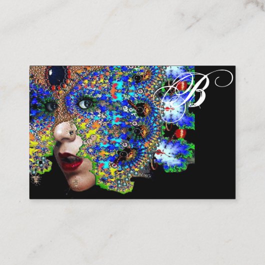 EPHEMERAL美しいサロンスパ、メイクアップアーティストTopaz Gem 名刺 (裏面)