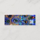 EPHEMERAL美しい,サロン,スパ，メイクアップアーティスト スキニー名刺 (裏面)