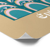 éphémère Art Deco style  ポスター (角)