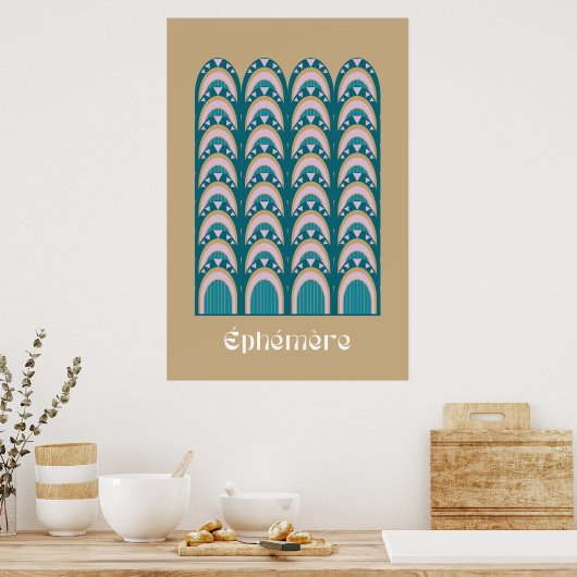 éphémère Art Deco style ポスター (キッチン)
