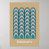 éphémère Art Deco style ポスター (正面)