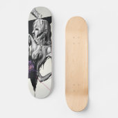 Ephemeros #01のスケートボードのデッキ スケートボード (正面)