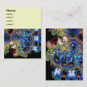 EPHERAL白色ブルー黒 名刺 (正面/裏面)