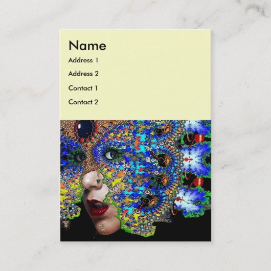 EPHERAL白色ブルー黒 名刺 (正面)