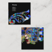 EPHERAL RUBY /美しいサロン,スパ,メイクアップアーティスト スクエア名刺 (正面/裏面)