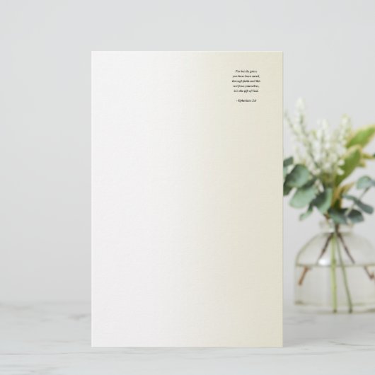 EPHESIANSの2:8 便箋 (スタンド正面)