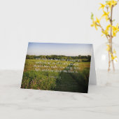 Ephesiansの3:18の景色の聖なる書物、経典カード カード (黄色い花)