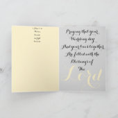 Ephesiansの5:28および1John 4:19記念日カード カード (内部)