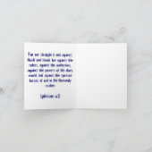 Ephesiansの6:12 カード (内部)