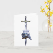 Ephesiansの6:12 カード (黄色い花)