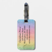 Ephesiansの6:18の虹の聖書の詩の祈りの言葉 ラゲッジタグ (裏面縦)