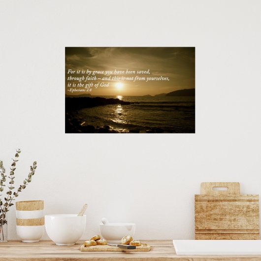 Ephesians2-8.jpg ポスター (キッチン)