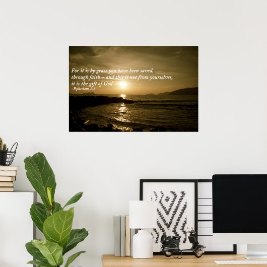 Ephesians2-8.jpg ポスター (ホームオフィス)