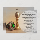 Ephesians 1:13b-14 Marked with a Seal Postcard ポストカード (正面/裏面)