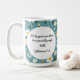 Ephesians 2:8 Christian Coffee Mug コーヒーマグカップ