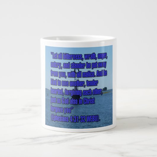Ephesians 4:31–32 WEBU Mug ジャンボコーヒーマグカップ (正面)