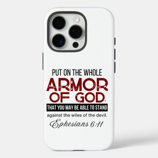Ephesians 6:11 Put on the Whole Armor of God Case-Mate iPhoneケース (裏面)