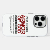 Ephesians 6:11 Put on the Whole Armor of God Case-Mate iPhoneケース (裏面 (横))