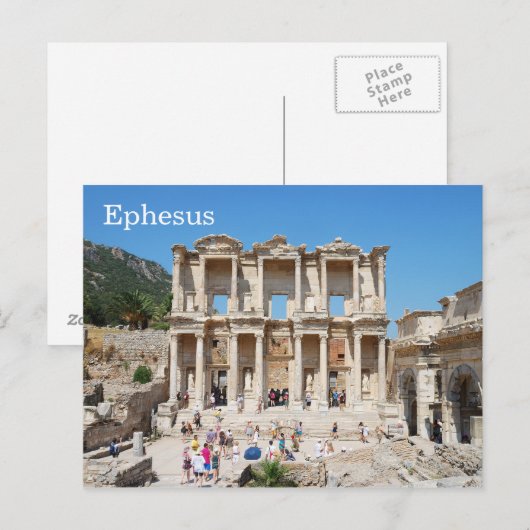 Ephesus、トルコ ポストカード (正面/裏面)