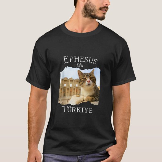 Ephesus Efes Turkey Cとエペソの古代都市 Tシャツ (正面)